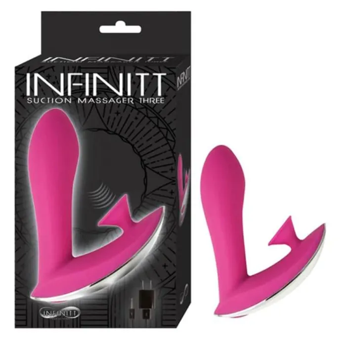 Nasstoys Vibrators Infinitt Suction Massager Three Pink