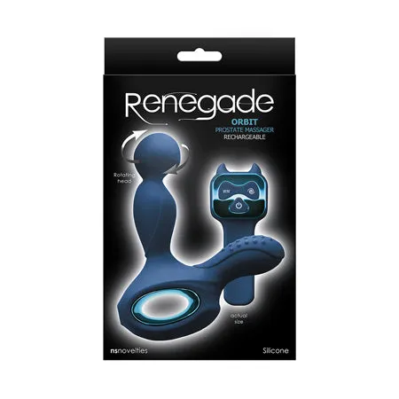 New Sensations Novelties Inc Anal Renegade Orbit Prostate Massager Blue