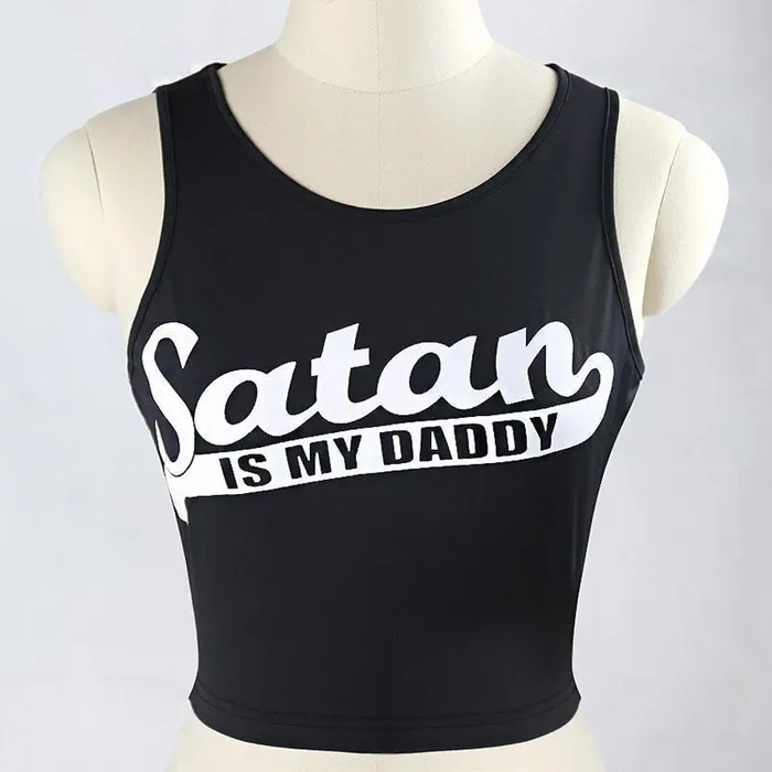 Other Erotic Clothing Satan Daddy Crop Top Kawaii Ddlg House of Dasein Vibrators