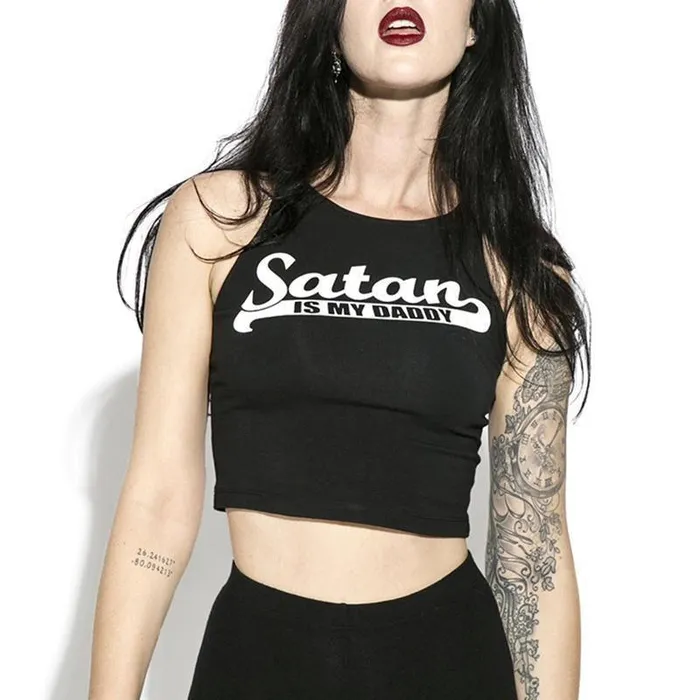 Other Erotic Clothing Satan Daddy Crop Top Kawaii Ddlg House of Dasein Vibrators