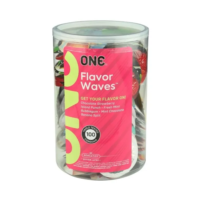 Paradise Marketing Services Vibrators One Flavor Waves Display Bowl 100