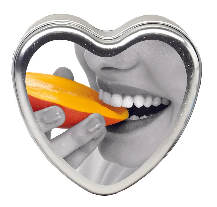 Personalcrave Anal Edible Heart Candle Mango 4 Oz