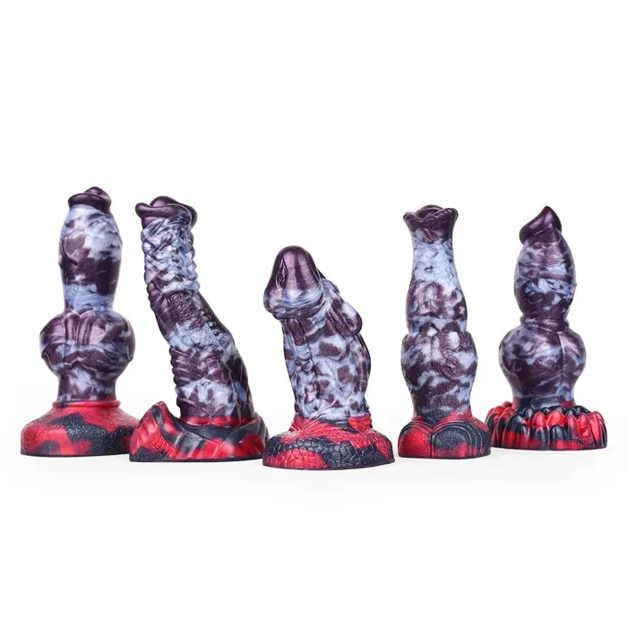 Realistic Dildos Silicone Animal Penis Fantasy Dog Large Knot Dildo With Sucker Anal Plug House of Dasein Male Sex Toys