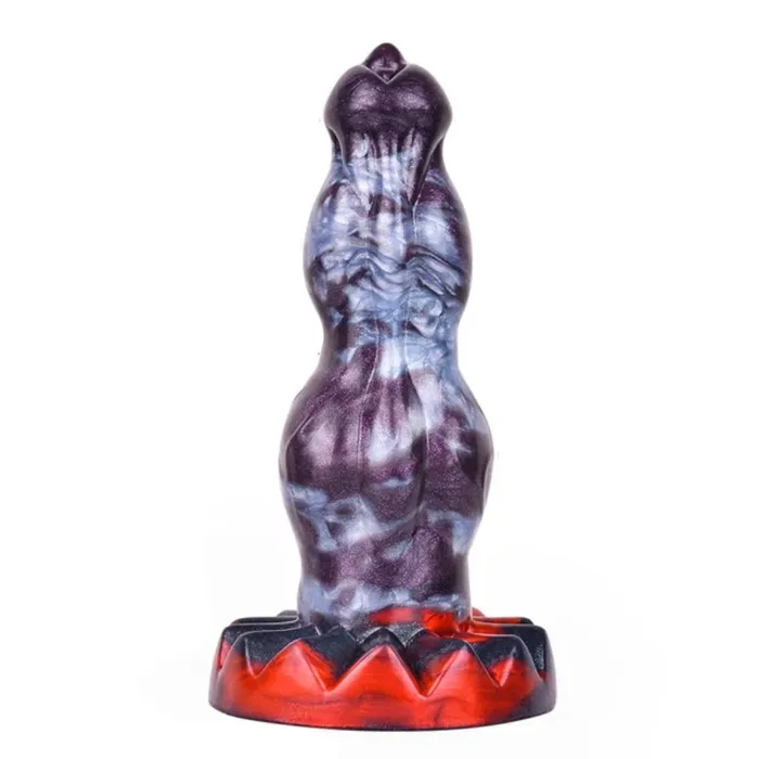 Realistic Dildos Silicone Animal Penis Fantasy Dog Large Knot Dildo With Sucker Anal Plug House of Dasein Male Sex Toys