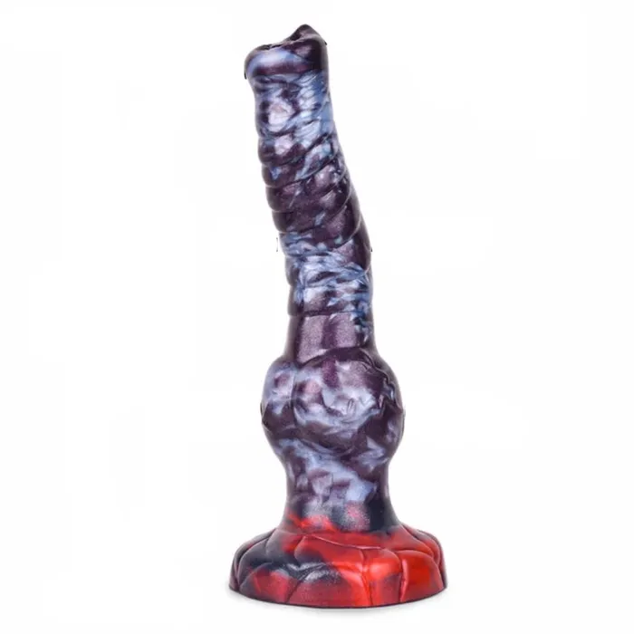 Realistic Dildos Silicone Animal Penis Fantasy Dog Large Knot Dildo With Sucker Anal Plug House of Dasein Male Sex Toys