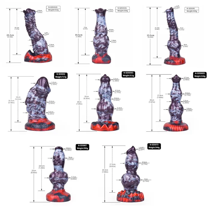Realistic Dildos Silicone Animal Penis Fantasy Dog Large Knot Dildo With Sucker Anal Plug House of Dasein Male Sex Toys
