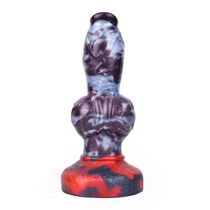Realistic Dildos Silicone Animal Penis Fantasy Dog Large Knot Dildo With Sucker Anal Plug House of Dasein Male Sex Toys