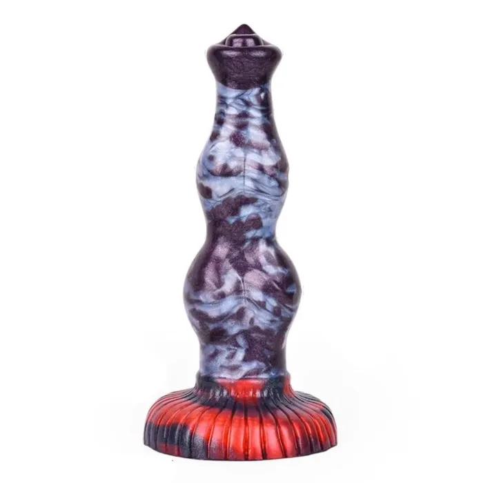 Realistic Dildos Silicone Animal Penis Fantasy Dog Large Knot Dildo With Sucker Anal Plug House of Dasein Male Sex Toys