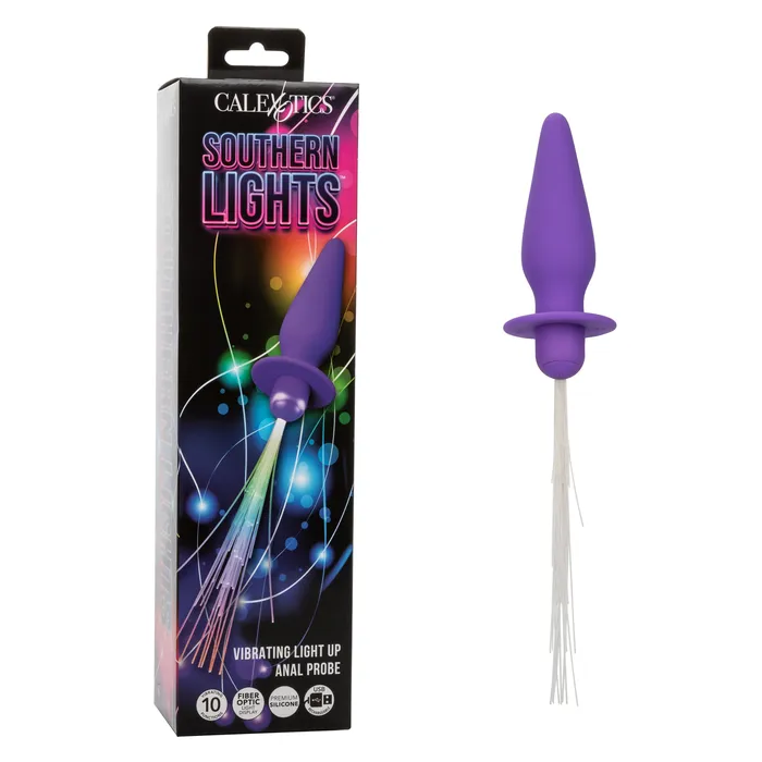 Southern Lights Vibrating Light Up Butt Plug CalExotics Anal