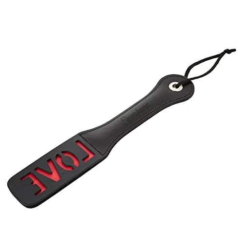 Sportsheets Vibrators 12A Leather Love Impression Paddle