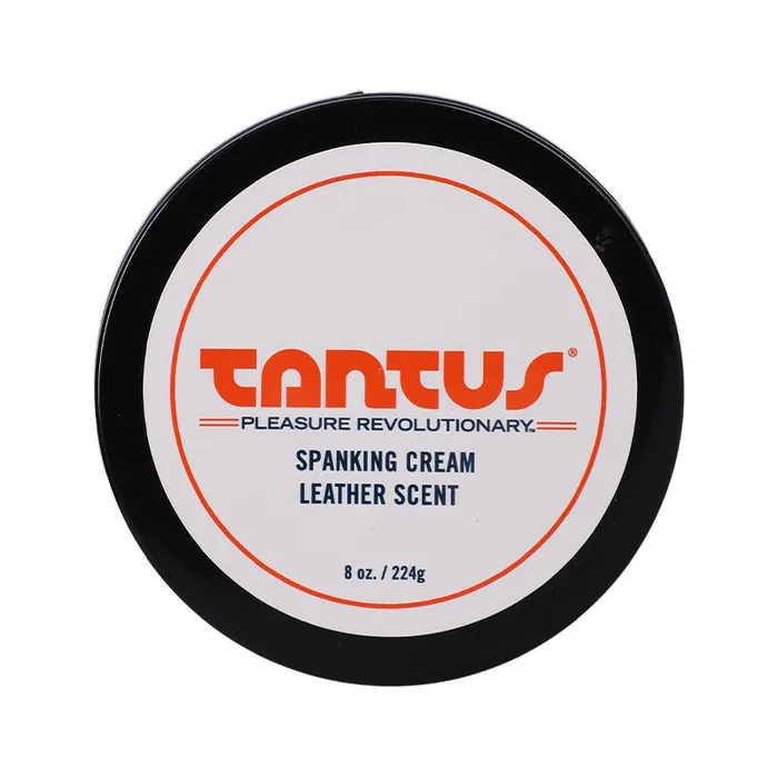Tantus Spanking Cream Leather Scent 8Oz Tantus Restraints