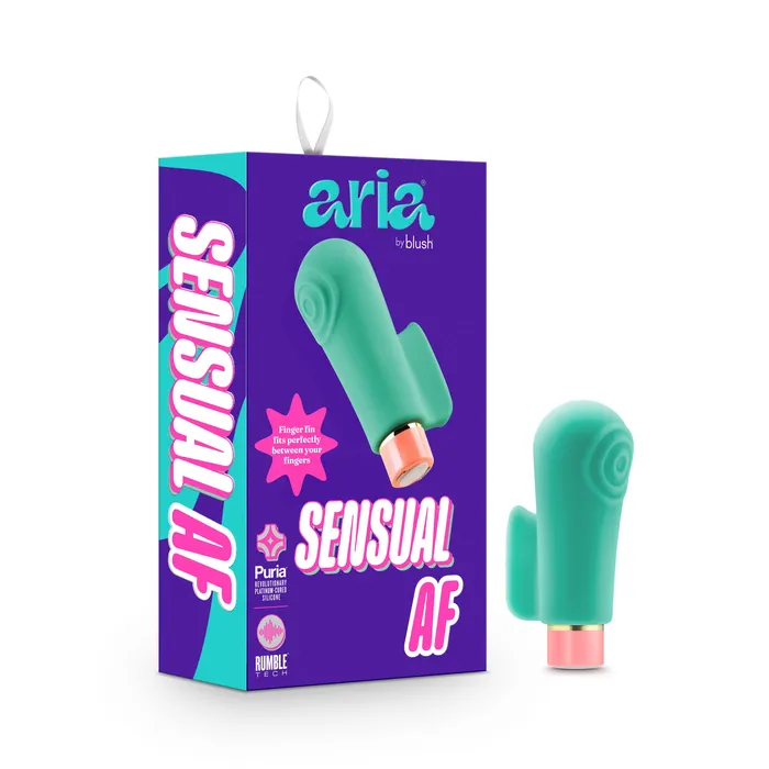 Vibrators Aria Sensual Af Teal Blush Novelties