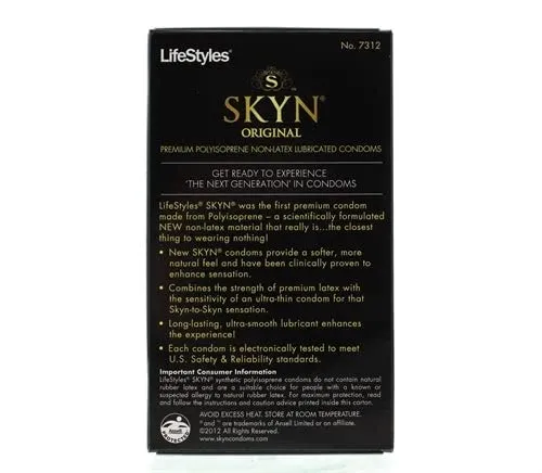 Vibrators Lifestyles Skyn 12Pack LifeStyles