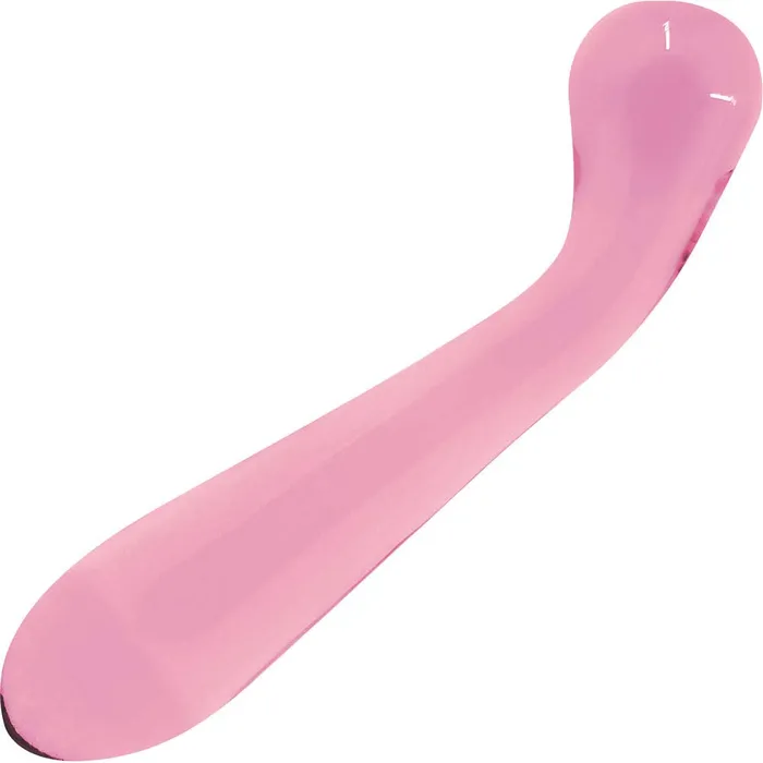 Vibrators NS Novelties Ns Novelties Crystal Glass GSpot Wand Pink