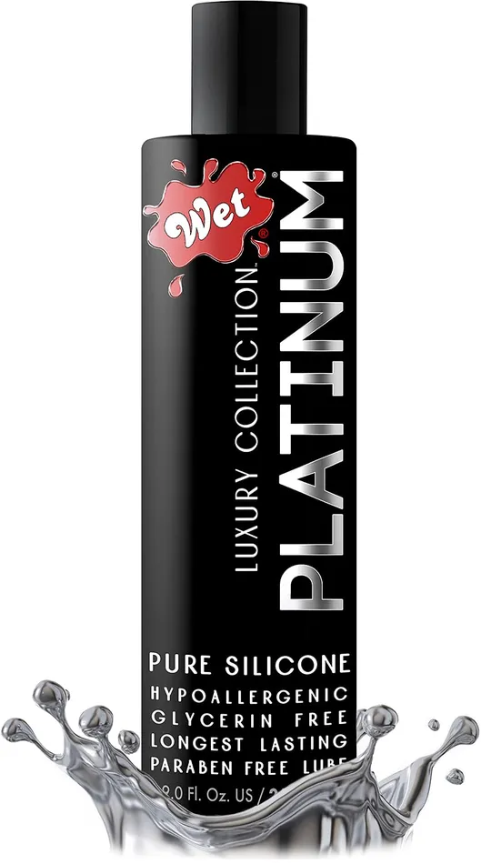 Wet Platinum Silicone Based Lube 9 Oz Bottle Ultra Long Lasting Premium Personal Luxury Lubricant Men Women Couples Condom Compatible Water Resistant Non Sticky Hypoallergenic Paraben Free Wet Female Sex Toys Wet Platinum Silicone Based Lube 9 Oz Bottle Ultra Long Lasting Premium Personal Luxury Lubricant Men Women Couples Condom Compatible Water Resistant Non Sticky Hypoallergenic Paraben Free Wet Female Sex Toys