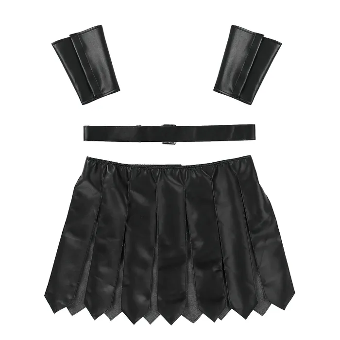 Anal EVEs SECRETS Black Male Sexy Roman Gladiator Costume Gladiator Design Underwear Skirts With Belt