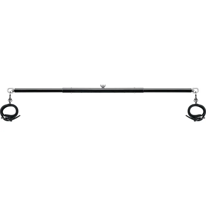 Anal Expander Spreader Bar and Cuffs Set Black Fetish Collection Anal Expander Spreader Bar and Cuffs Set Black Fetish Collection