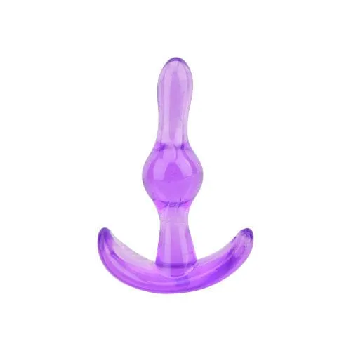 Anal Loving Joy Loving Joy Butt Plug Training Kit 4 Sizes Tapered Tips Safe Handles for Beginners Purple