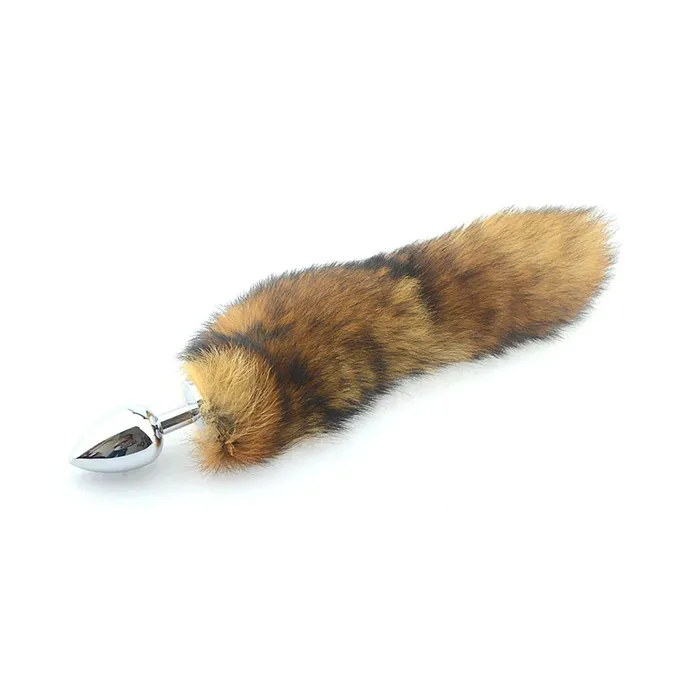 Anal Plugs with Fox Tail Smooth Touch Metal Butt Plug Adult Sex Toys EVEs SECRETS Anal