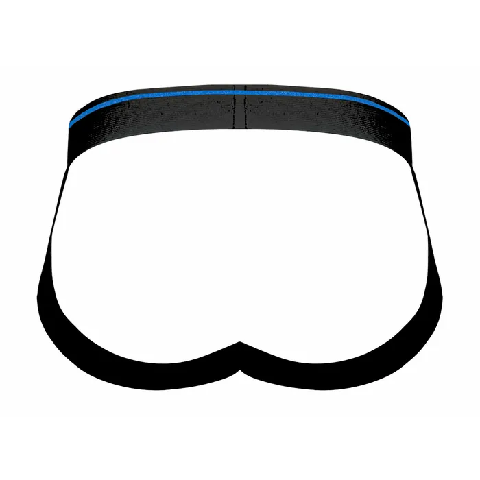 Anal Retro Sport Panel Jock S M Black Blue Male Power Anal Retro Sport Panel Jock S M Black Blue Male Power