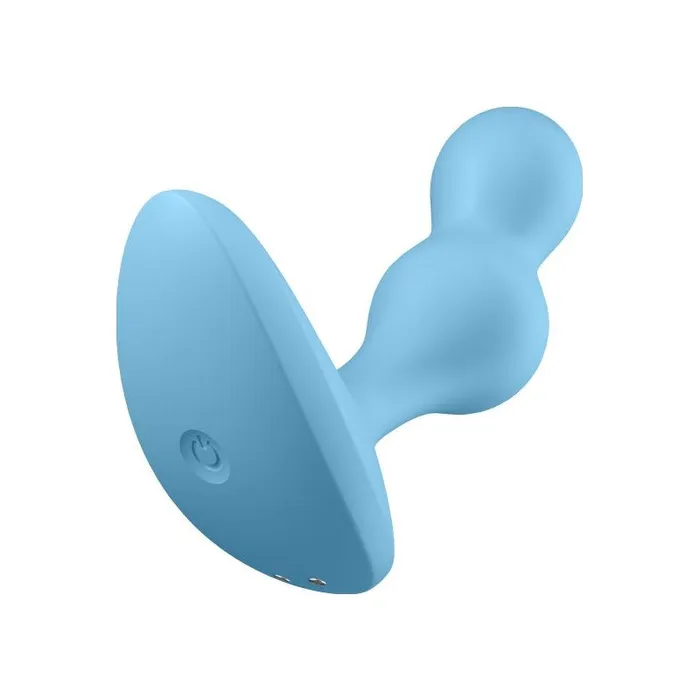 Anal Satisfyer Satisfyer Deep Diver Butt Plug Vibrating Connect App Blue