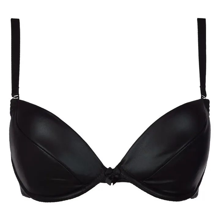 Axami Lingerie Anal Stretch Wetlook Bra Black Large