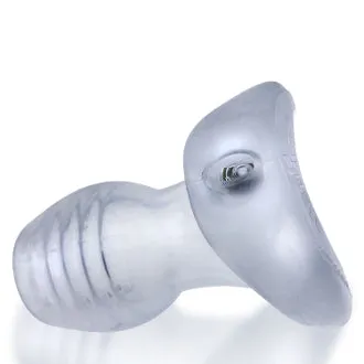 Blue Ox Designs Oxballs Dildos Oxballs GlowHole LED Lit FPlugs in Clear Frost