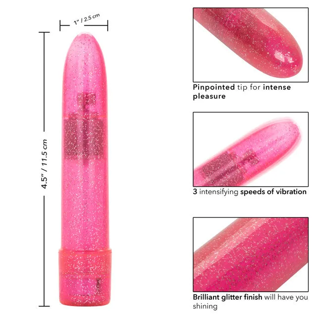 CalExotics Vibrators CaleXOtics SPARKLE Mini Vibe Pink Sparkling Glitter Battery Powered Vibrator