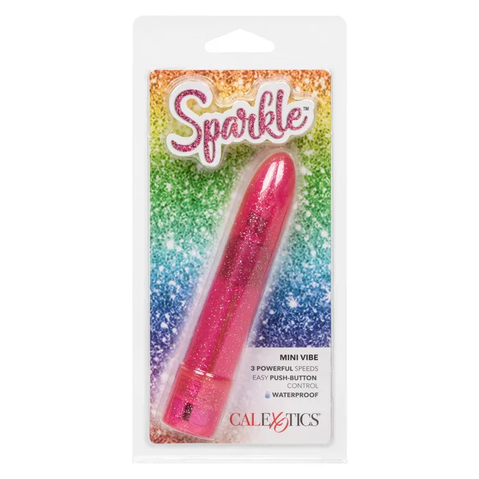 CalExotics Vibrators CaleXOtics SPARKLE Mini Vibe Pink Sparkling Glitter Battery Powered Vibrator
