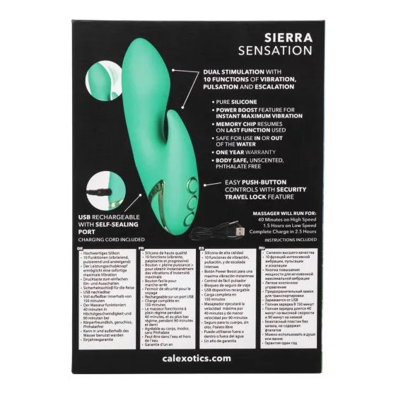 CALEXOTICS Vibrators CALIFORNIA DREAMING SIERRA SENSATION