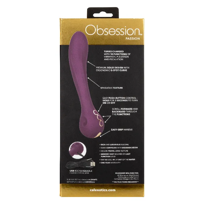 CalExotics Vibrators Obsession Passion Purple