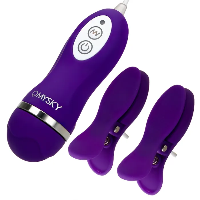 Couples EVEs SECRETS 10Frequency Vibrating Nipple Clamp Stimulator Sex Toys for Women