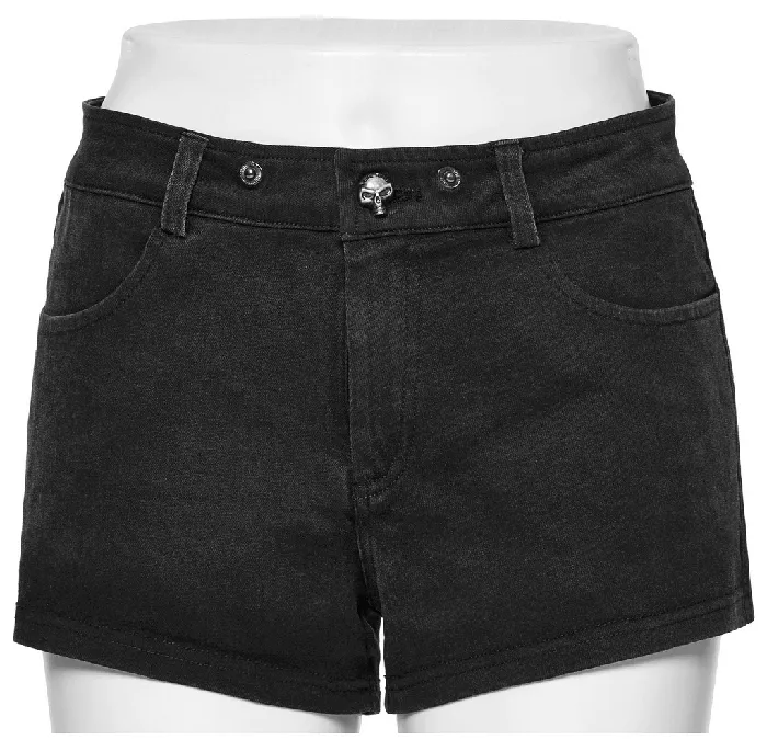 Couples EVEs SECRETS Seductive Denim Hot Shorts with Womens LaceUp Details