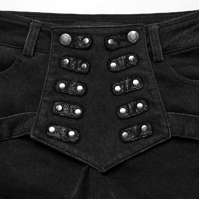 Couples EVEs SECRETS Seductive Denim Hot Shorts with Womens LaceUp Details