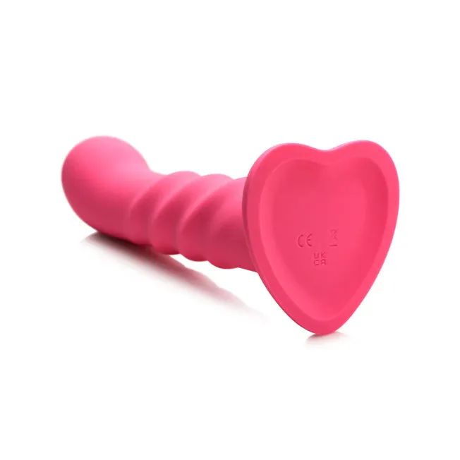 Curve Toys Anal Simply Sweet 7 inch Ribbed Vibrating Dildo