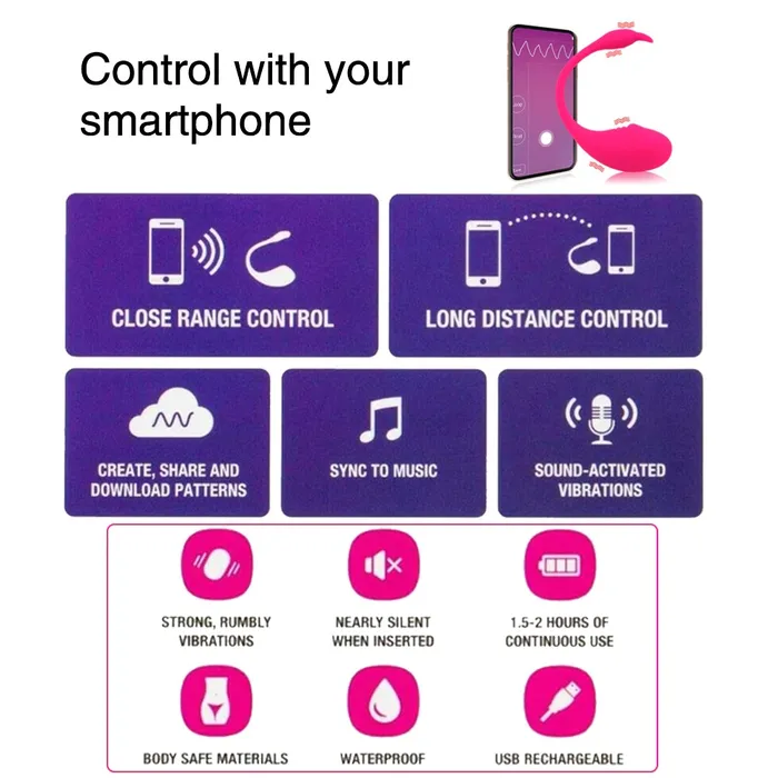 EVEs SECRETS Female Sex Toys Bluetooth Dildo Vibrator for Women Adult Wireless APP Remote Control Vibrator