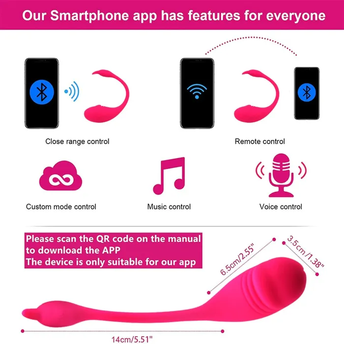 EVEs SECRETS Female Sex Toys Bluetooth Dildo Vibrator for Women Adult Wireless APP Remote Control Vibrator