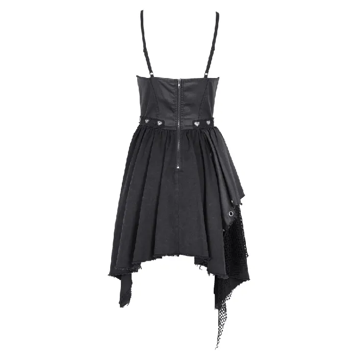 EVEs SECRETS Sexy Womens Layered Asymmetric Dress with Lace Accents Female Sex Toys