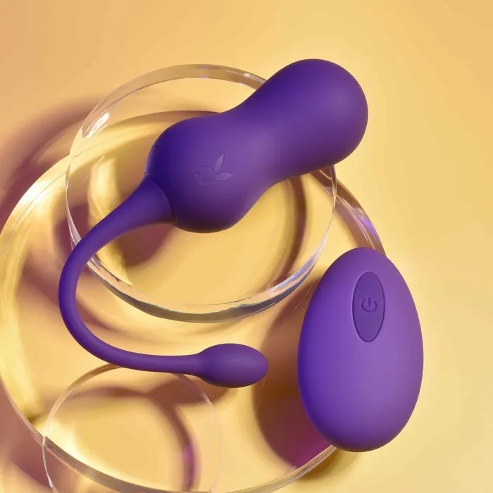 EVOLVED Female Sex Toys PLAYBOY PLEASURE DOUBLE TIME VIBRATING KEGAL BALLS