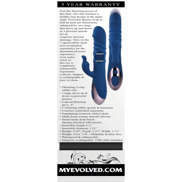 Evolved Novelties Vibrators The Ringer Blue Evolved Novelties Vibrators The Ringer Blue