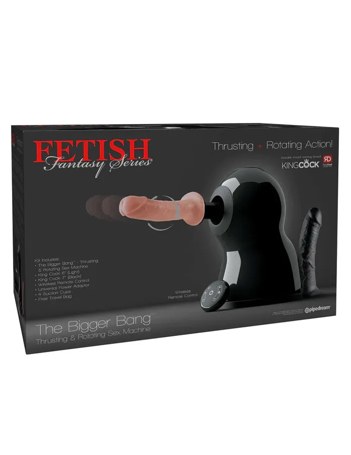 Female Sex Toys Fetish Fantasy The Bigger Bang Thrusting Rotating Sex Machine Pipedream