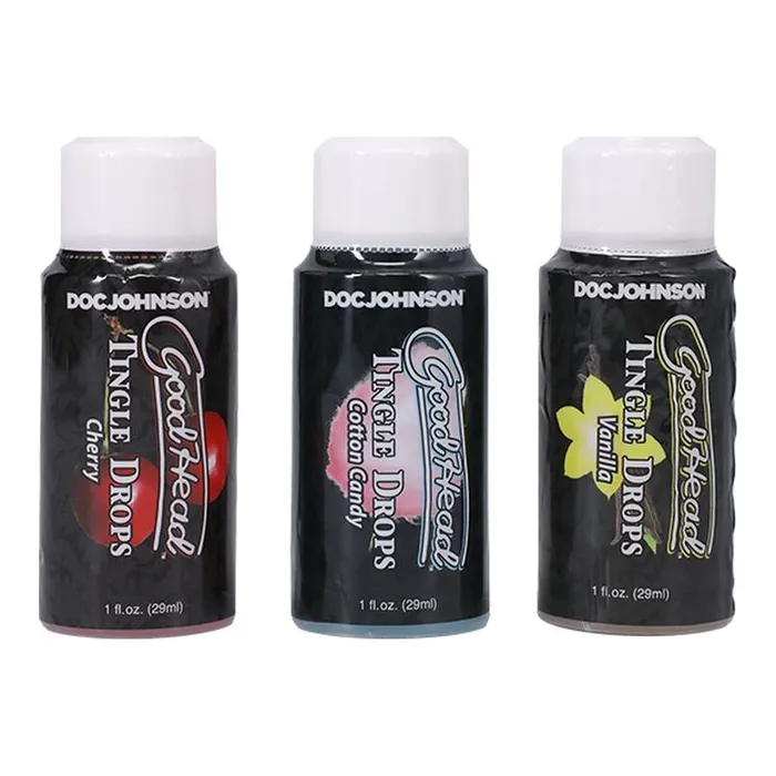 GoodHead Tingle Drops Cherry Candy and Vanilla 3 Pc GoodHead Dildos