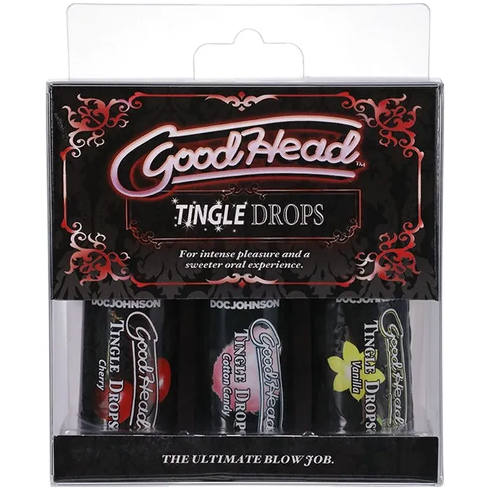 GoodHead Tingle Drops Cherry Candy and Vanilla 3 Pc GoodHead Dildos