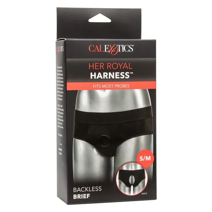 Her Royal Harness Backless Brief Sm CalExotics Female Sex Toys Her Royal Harness Backless Brief Sm CalExotics Female Sex Toys