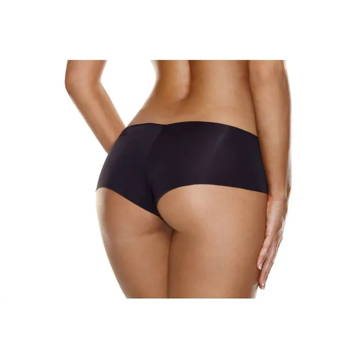 Invisible Bootyshort Black MediumLarge Black Hollywood Curves Anal