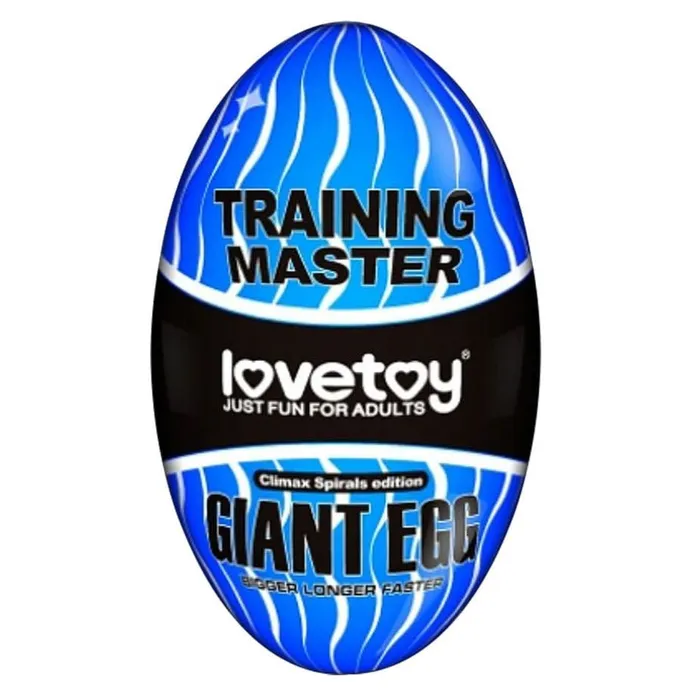LoveToy Male Sex Toys Giant Egg Climax Spirals Masturbator