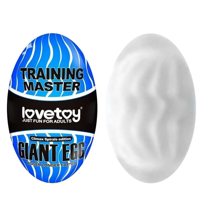 LoveToy Male Sex Toys Giant Egg Climax Spirals Masturbator