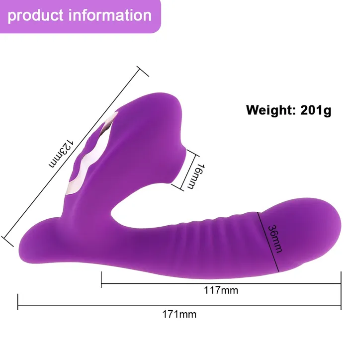Lusty Age Female Sex Toys Clitoral Sucking G Spot Dildo Vibrator