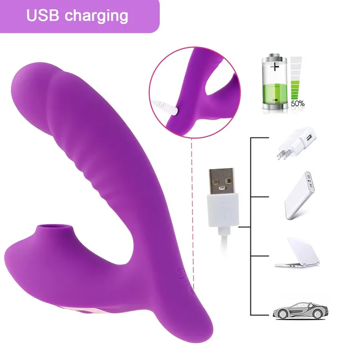 Lusty Age Female Sex Toys Clitoral Sucking G Spot Dildo Vibrator