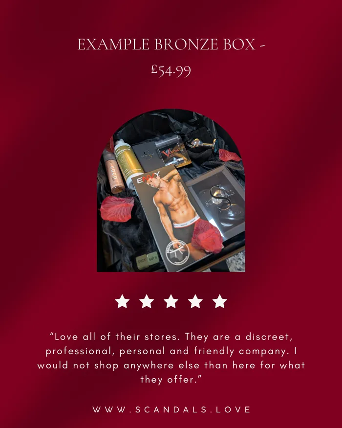 Luxury Valentines Package By Scandals PREORDER NOW AVAILABLE LUXURY Hamper Vibrators